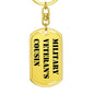 Military Veteran's Cousin - Luxury Dog Tag Keychain