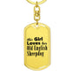 Old English Sheepdog - Luxury Dog Tag Keychain
