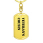 Veteran's Cousin - Luxury Dog Tag Keychain