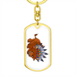 Buffalo - Luxury Dog Tag Keychain