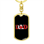 Canada Dad v2 - Luxury Dog Tag Keychain