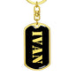 Ivan v3 - Luxury Dog Tag Keychain