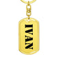 Ivan - Luxury Dog Tag Keychain