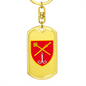 Operational Command South (Ukraine) - Luxury Dog Tag Keychain