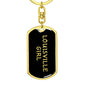 Louisville Girl v5 - Luxury Dog Tag Keychain