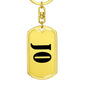 Jo v01 - Luxury Dog Tag Keychain