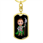 Knight 01-2 - Luxury Dog Tag Keychain