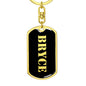 Bryce v3 - Luxury Dog Tag Keychain