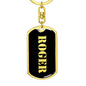 Roger v3 - Luxury Dog Tag Keychain