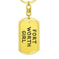 Fort Worth Girl v4 - Luxury Dog Tag Keychain