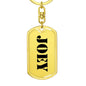Joey - Luxury Dog Tag Keychain