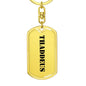 Thaddeus - Luxury Dog Tag Keychain