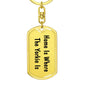 Yorkie's Home - Luxury Dog Tag Keychain
