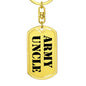 Army Uncle - Luxury Dog Tag Keychain