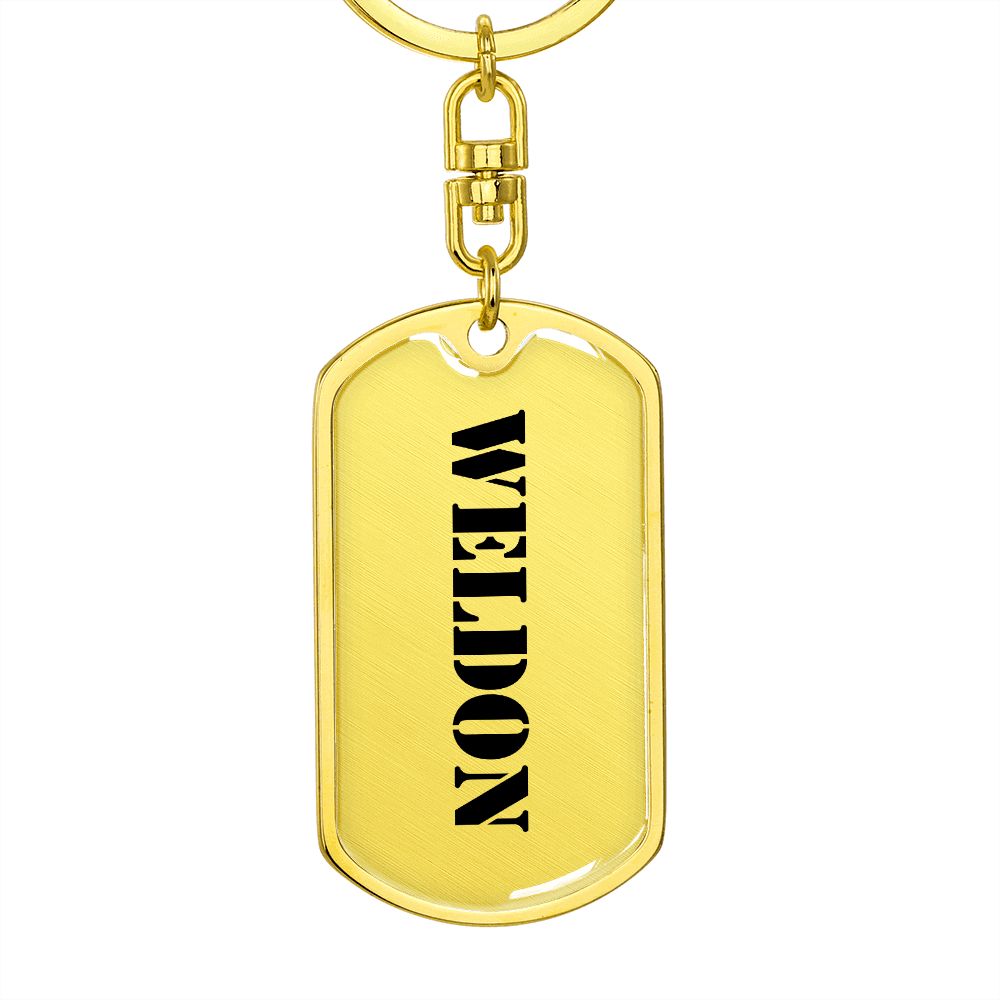 Weldon - Luxury Dog Tag Keychain