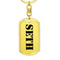 Seth - Luxury Dog Tag Keychain