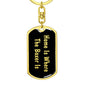 Boxer's Home v2 - Luxury Dog Tag Keychain