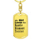 Dandie Dinmont Terrier - Luxury Dog Tag Keychain