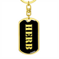 Herb v3 - Luxury Dog Tag Keychain