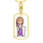 Knight 02 - Luxury Dog Tag Keychain