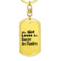 Bouvier des Flandres - Luxury Dog Tag Keychain