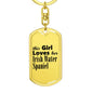 Irish Water Spaniel - Luxury Dog Tag Keychain