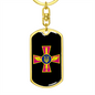 Ukrainian Air Force - Luxury Dog Tag Keychain