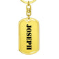 Joseph - Luxury Dog Tag Keychain