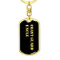 Coast Guard Uncle v2 - Luxury Dog Tag Keychain