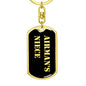 Airman's Niece v2 - Luxury Dog Tag Keychain