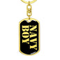 Navy Boy v2 - Luxury Dog Tag Keychain
