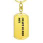 Coast Guard Son - Luxury Dog Tag Keychain