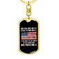 Our Flag - Luxury Dog Tag Keychain