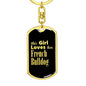 French Bulldog v2 - Luxury Dog Tag Keychain