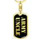 Army Uncle v2 - Luxury Dog Tag Keychain