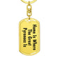 Great Pyrenees's Home - Luxury Dog Tag Keychain