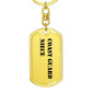 Coast Guard Niece - Luxury Dog Tag Keychain