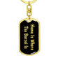Borzoi's Home v2 - Luxury Dog Tag Keychain
