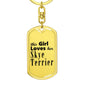 Skye Terrier - Luxury Dog Tag Keychain