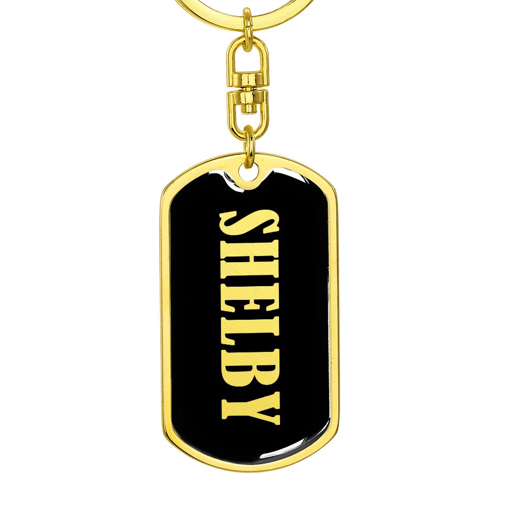 Shelby v02 - Luxury Dog Tag Keychain