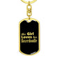 Boxerdoodle v2 - Luxury Dog Tag Keychain