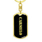 Carmelo v2 - Luxury Dog Tag Keychain