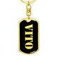 Vito v2 - Luxury Dog Tag Keychain
