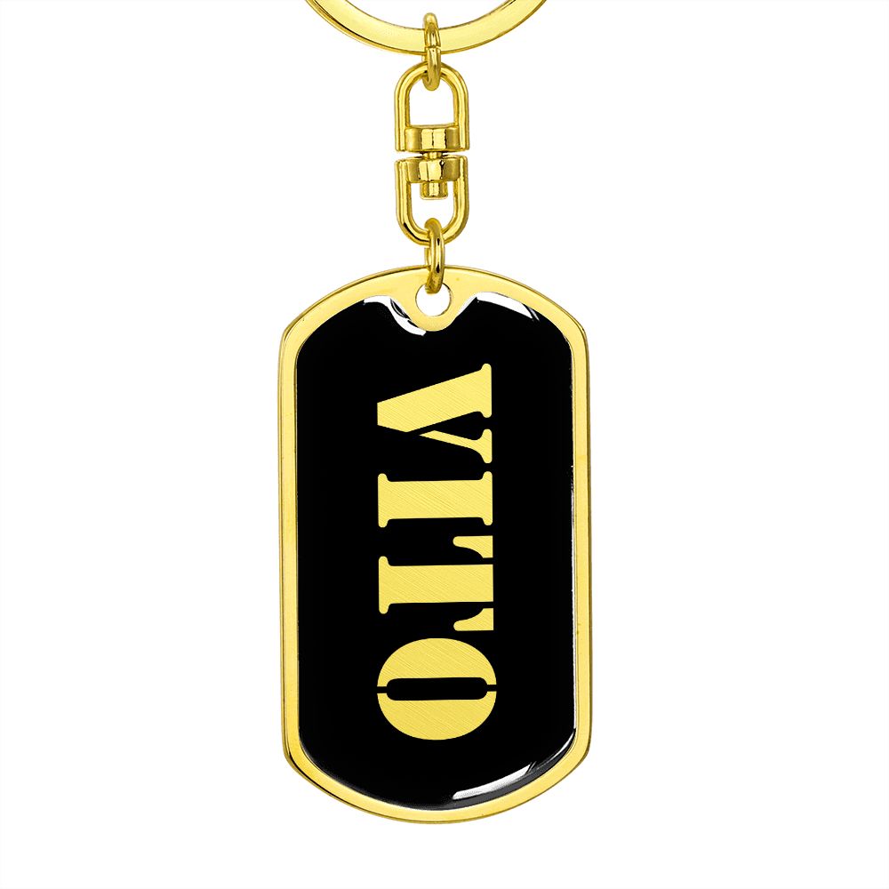 Vito v2 - Luxury Dog Tag Keychain