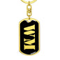 Wm v3 - Luxury Dog Tag Keychain