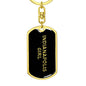 Indianapolis Girl v5 - Luxury Dog Tag Keychain