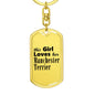 Manchester Terrier - Luxury Dog Tag Keychain