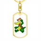 Crocodile - Luxury Dog Tag Keychain