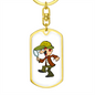 Detective - Luxury Dog Tag Keychain