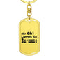 Burmese - Luxury Dog Tag Keychain